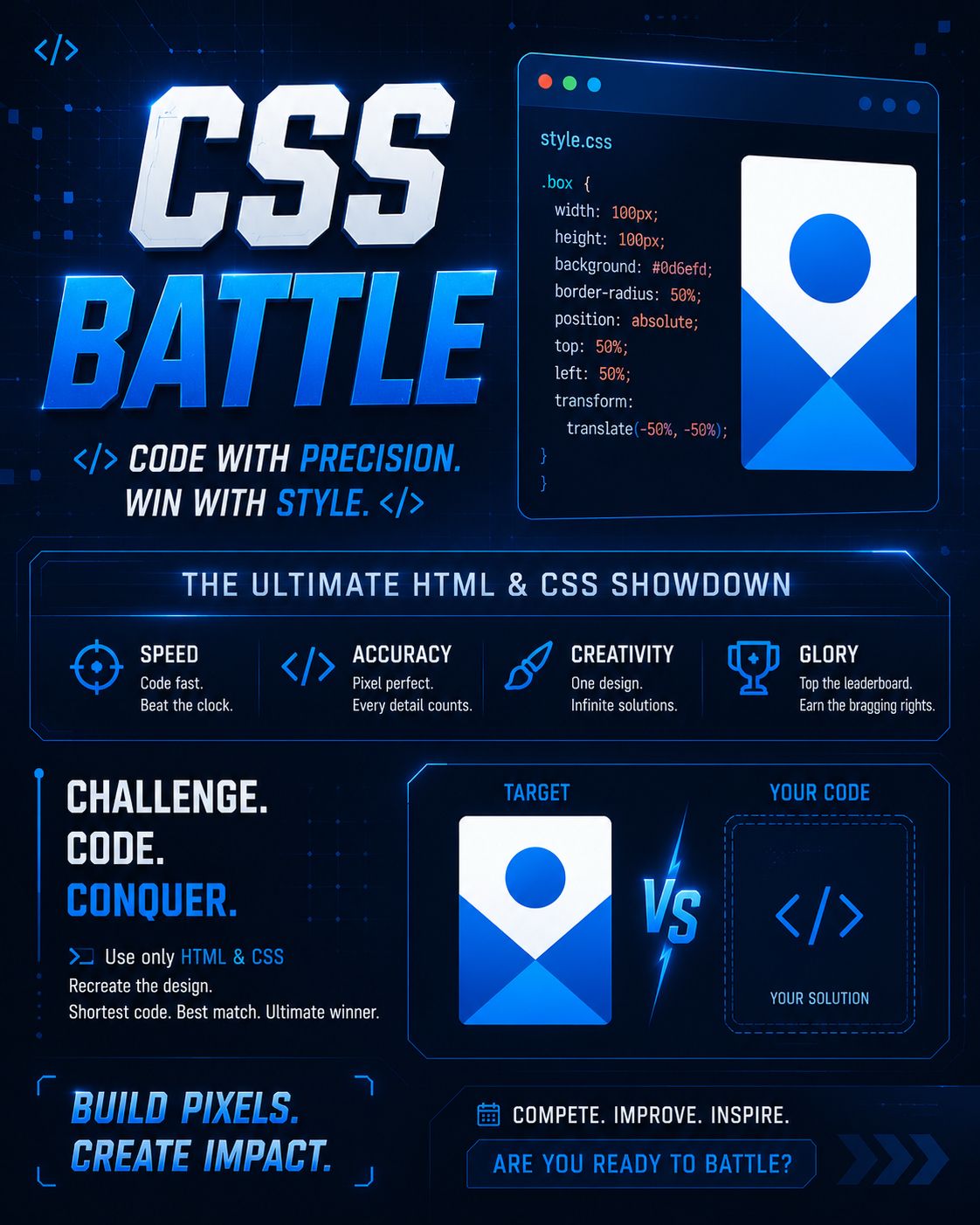 CSS Battle poster